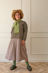 Fine Merino Wool Socks - Green: UK 8-11