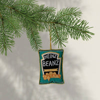Heinz Beanz Embroidered Christmas Decoration