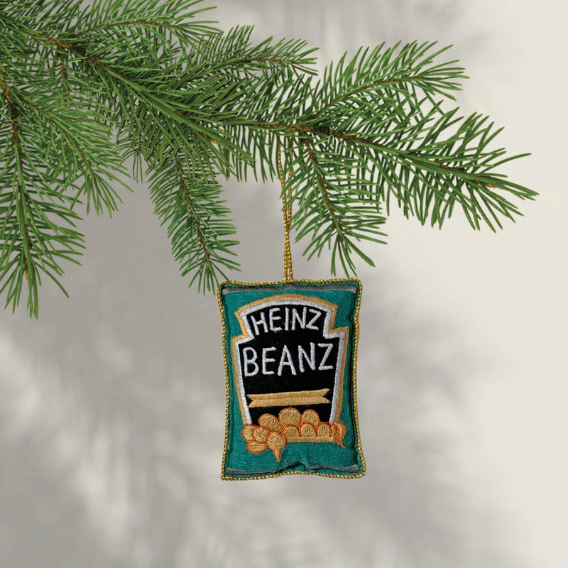 Heinz Beanz Embroidered Christmas Decoration