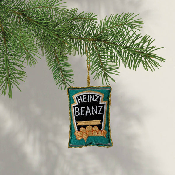 Heinz Beanz Embroidered Christmas Decoration