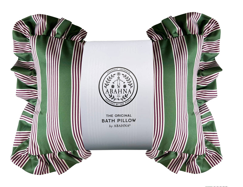 The Original Bath Pillow – Heritage Stripe Pink