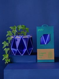 15cm Self-Watering Pot - Navy