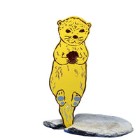 Otter Bookmark - Buttercup Yellow