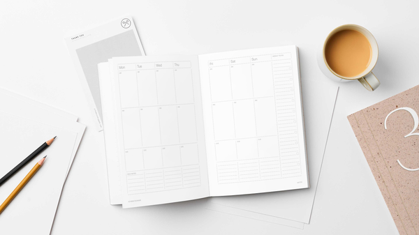 52 Week Planner - Coral, Undated