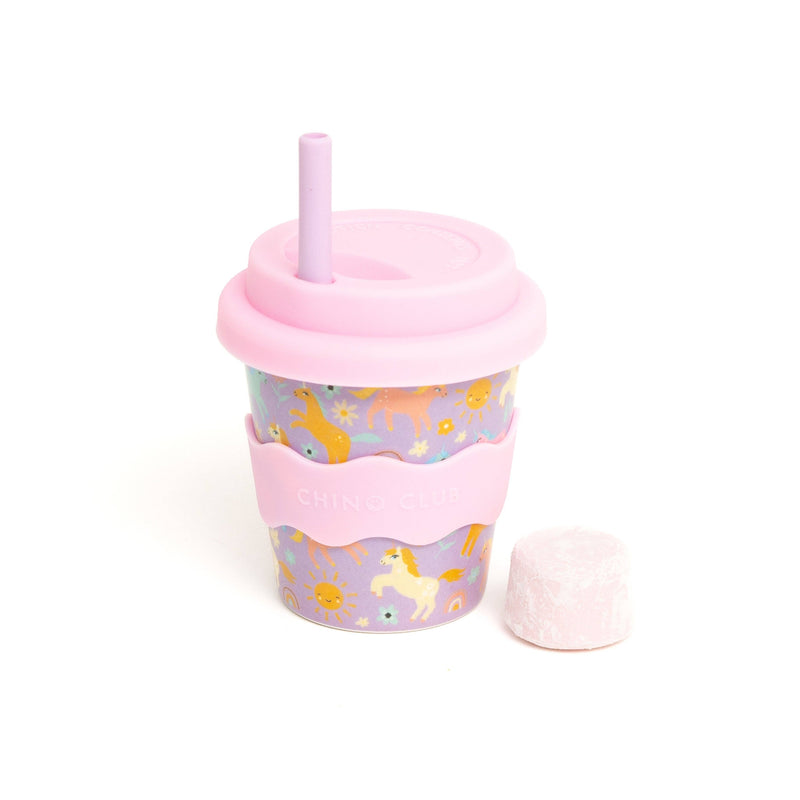 Purple Unicorn Babychino Cup 4oz