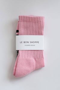 Hugger Socks - Pink/Black