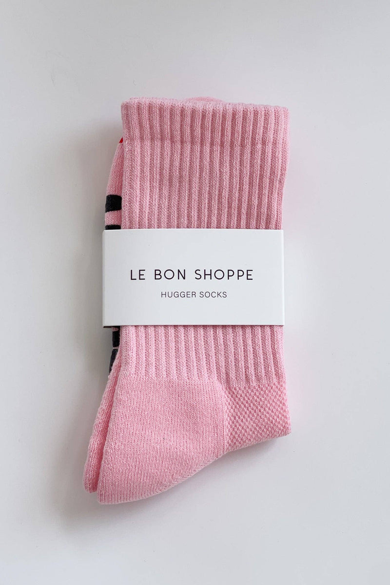 Hugger Socks - Pink/Black