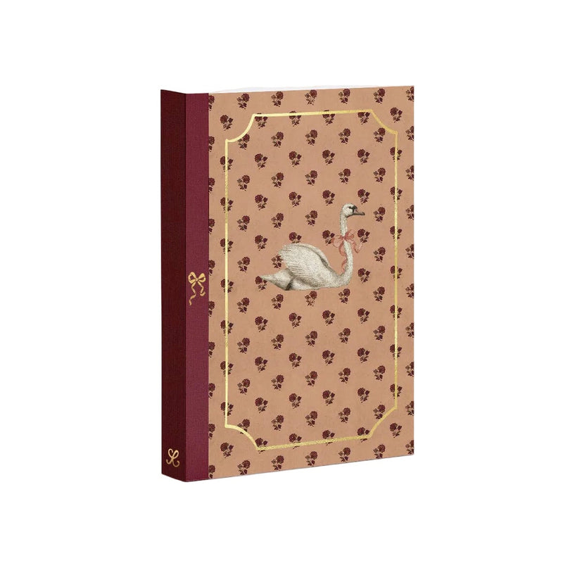 A5 Lay Flat Journal - Swan with Bow