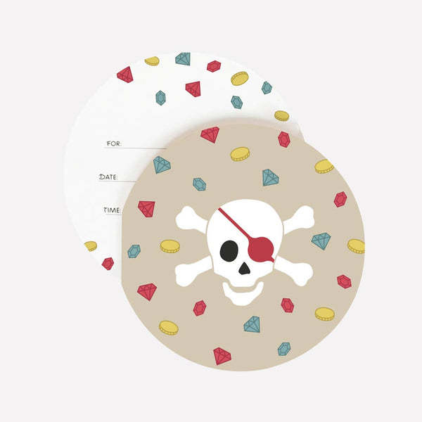 Party Invitations - Pirates