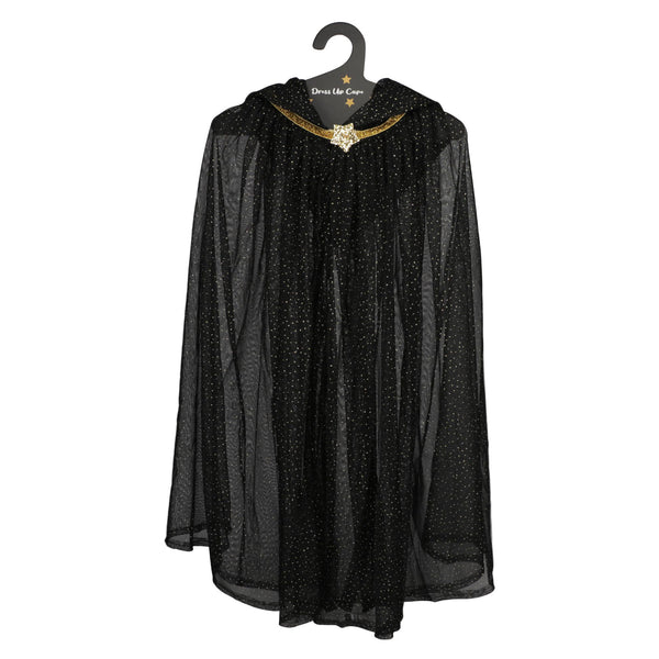 Glitter Cape - Black