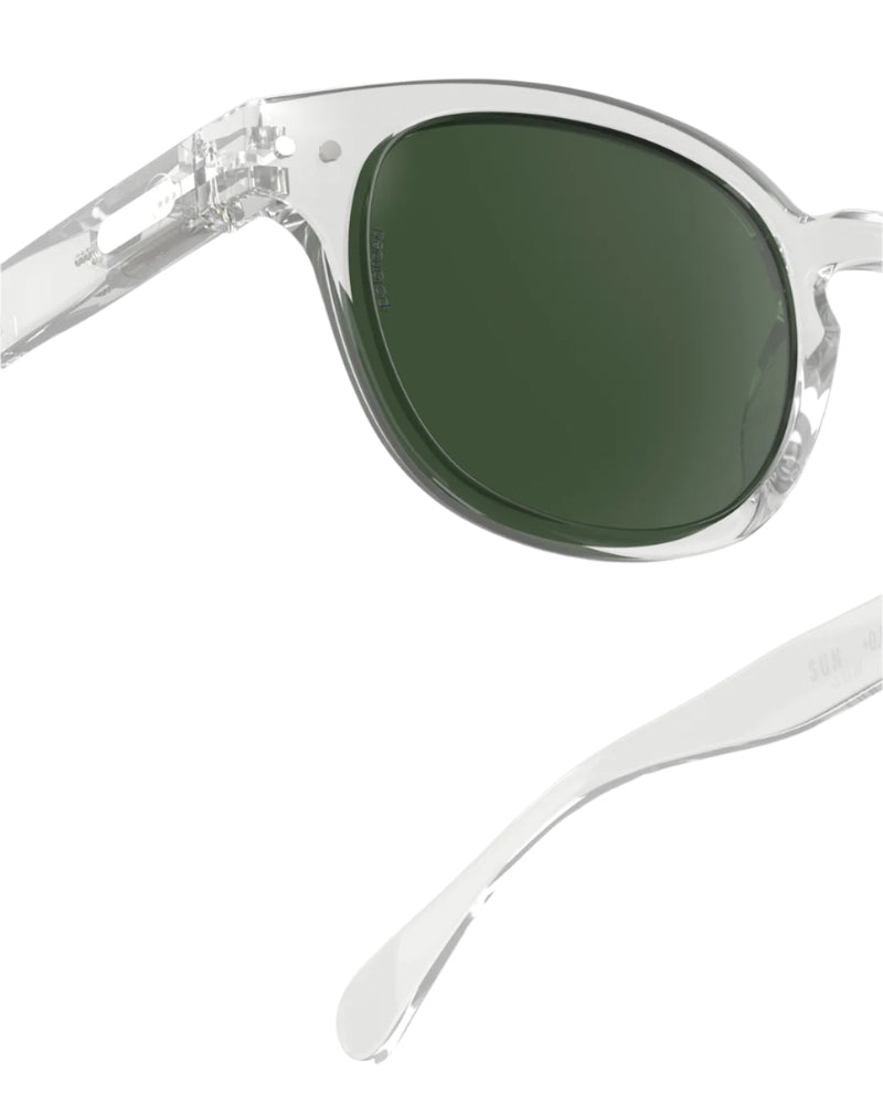 #C Polarized Sunglasses - Crystal