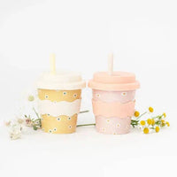 Yellow Daisy Babychino Cup 4oz