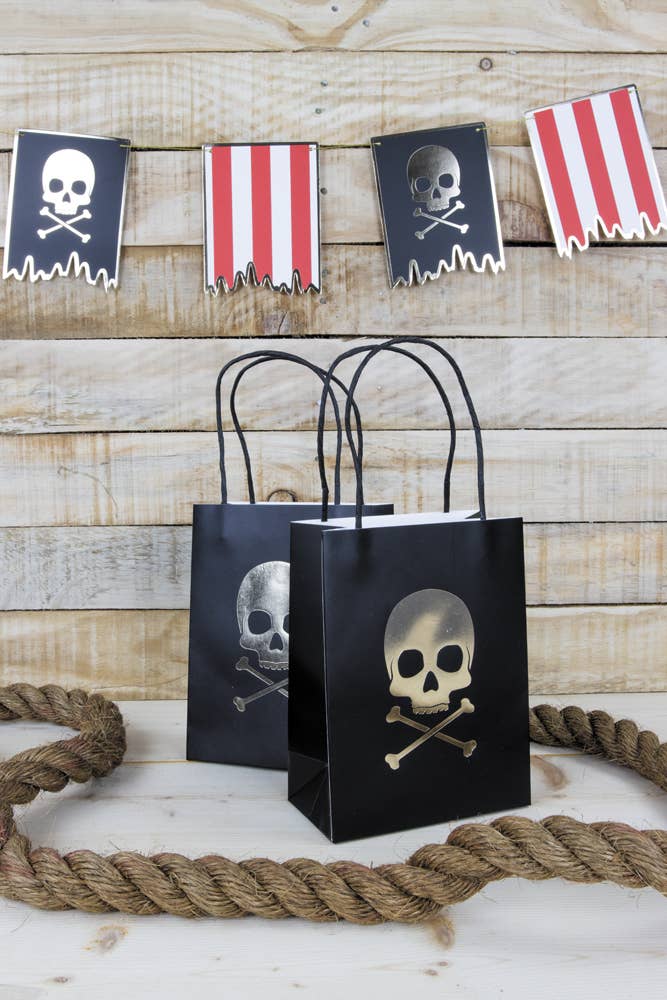 Pirate Paper Bags - Pack of 4