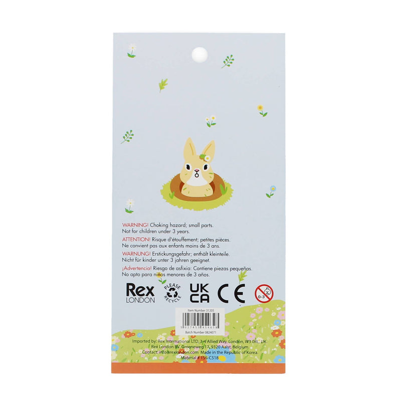 3D Puffy Stickers - Kawaii Bunny
