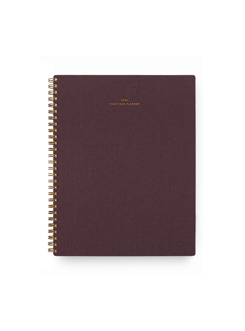 2026 Year Task Planner: Fern Green / None