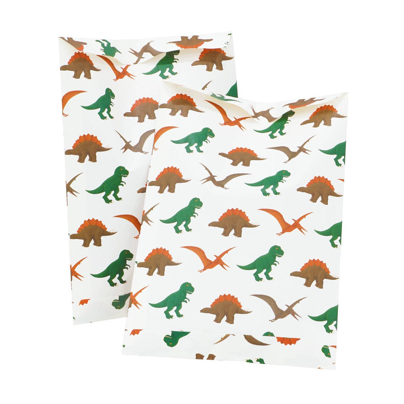 DINO PAPER BAGS X 8PCS