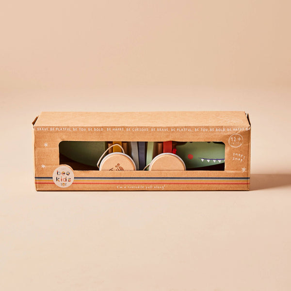 Wooden Crocodile Pull Along Toy