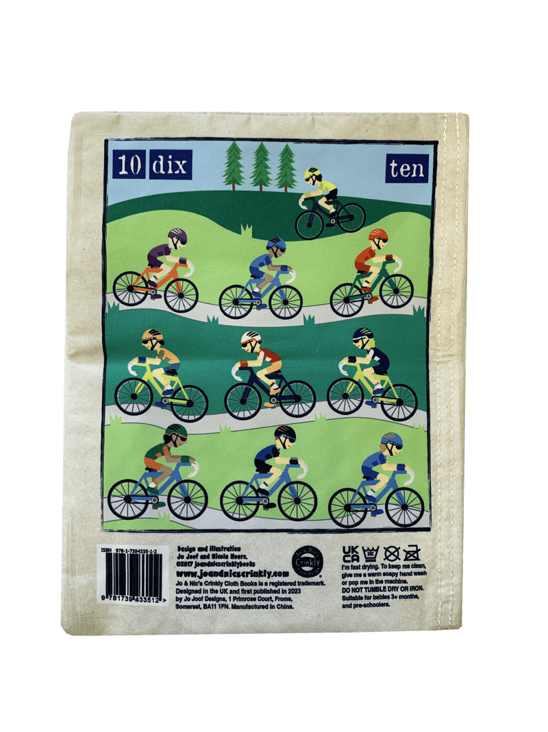 Nursery Times Crinkly Newspaper - Count to 10 in French
