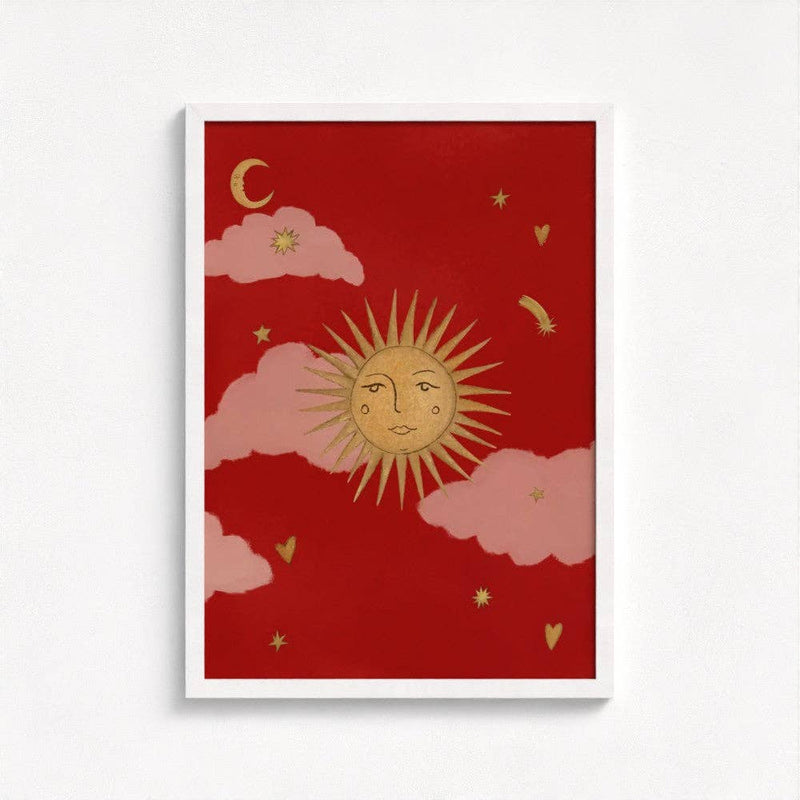 Queen of the Rodeo - Giclee Art Print - Le Soleil (Red): A3
