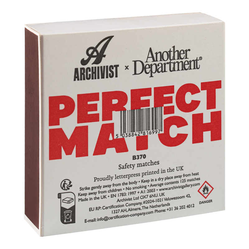 I Like You Swans Square Matchbox