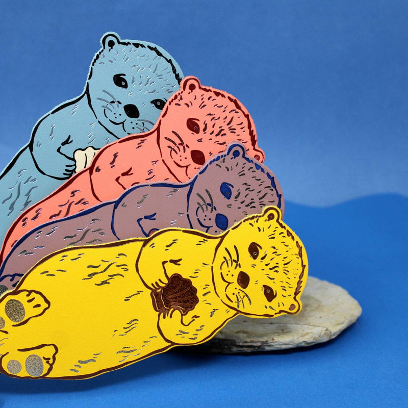 Otter Bookmark - Buttercup Yellow
