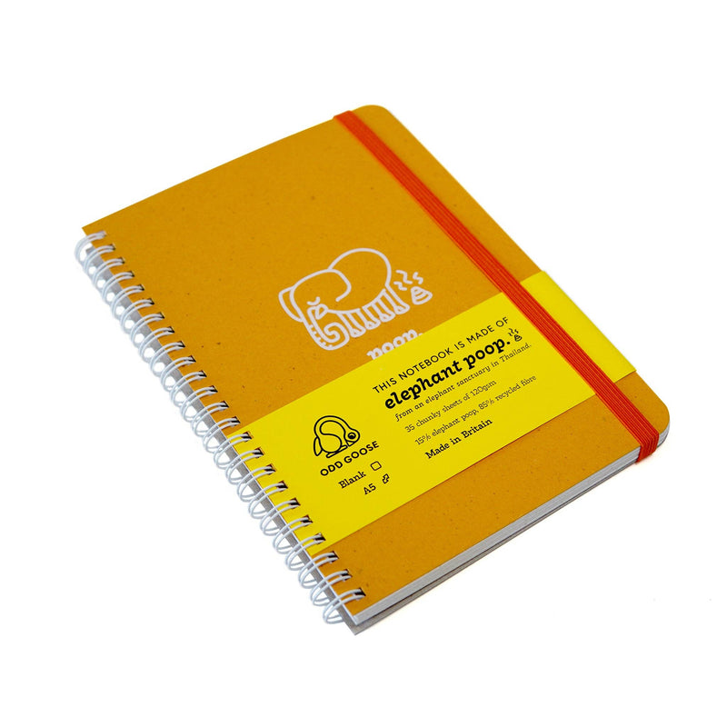 Elephant Poop Foil Printed Notebook