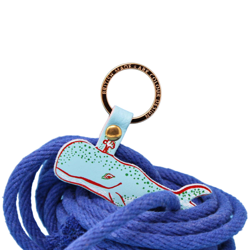 Humpback Whale Key Fob - Turquoise