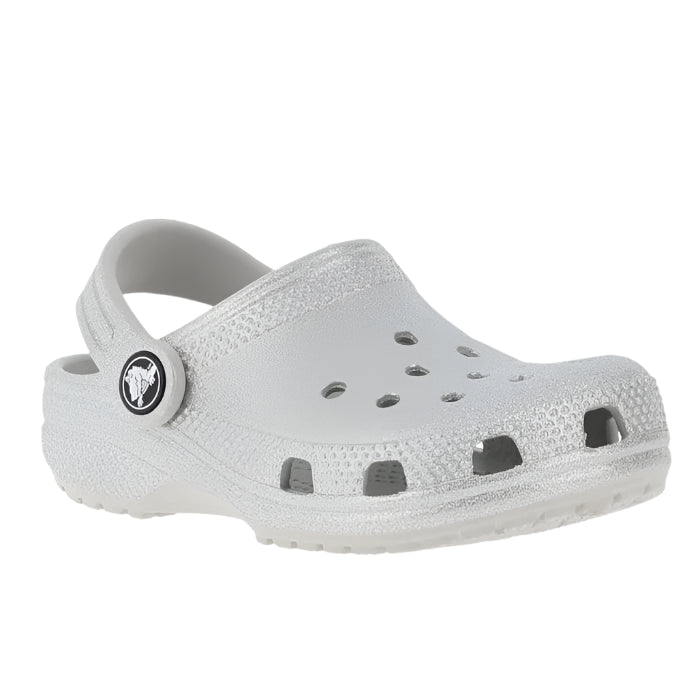 Toddler Classic Clogs - Silver Glitter