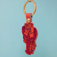 You're My Lobster Key Fob - Pink