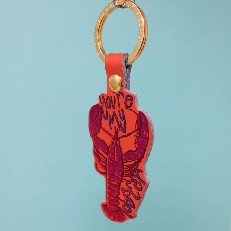 You're My Lobster Key Fob - Pink