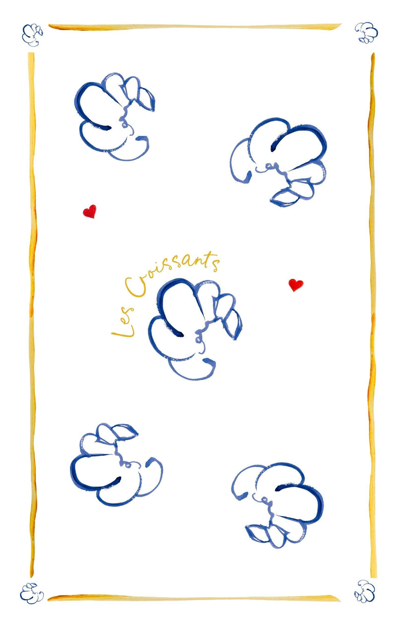 Croissants! Tea Towel