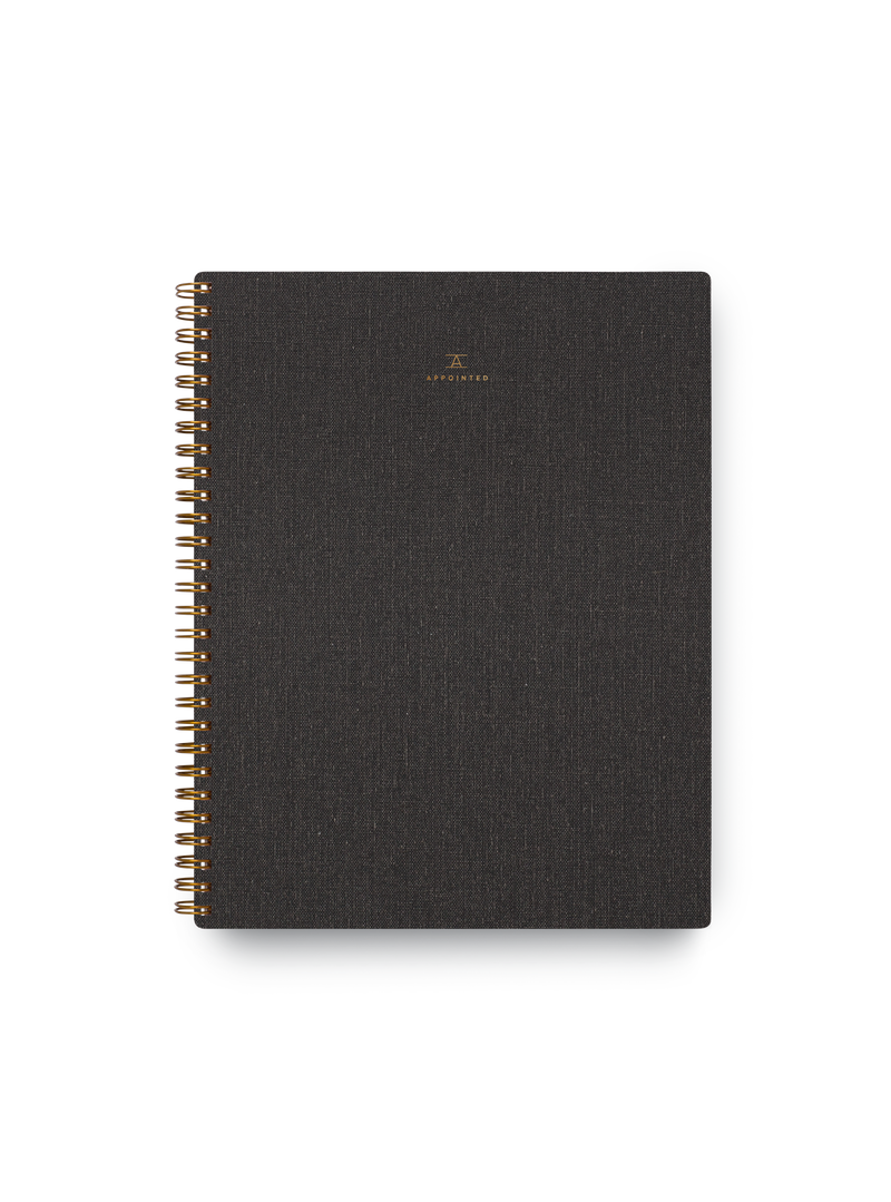 The Notebook - Charcoal Gray: Blank