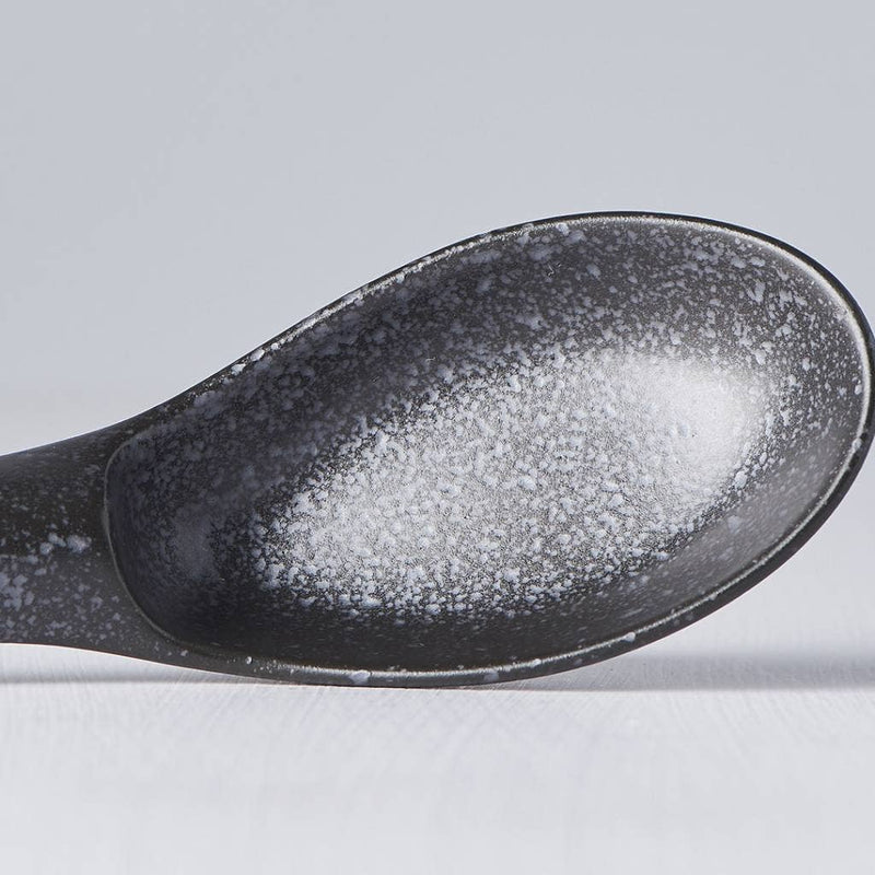 Matt Black small spoon 15cm