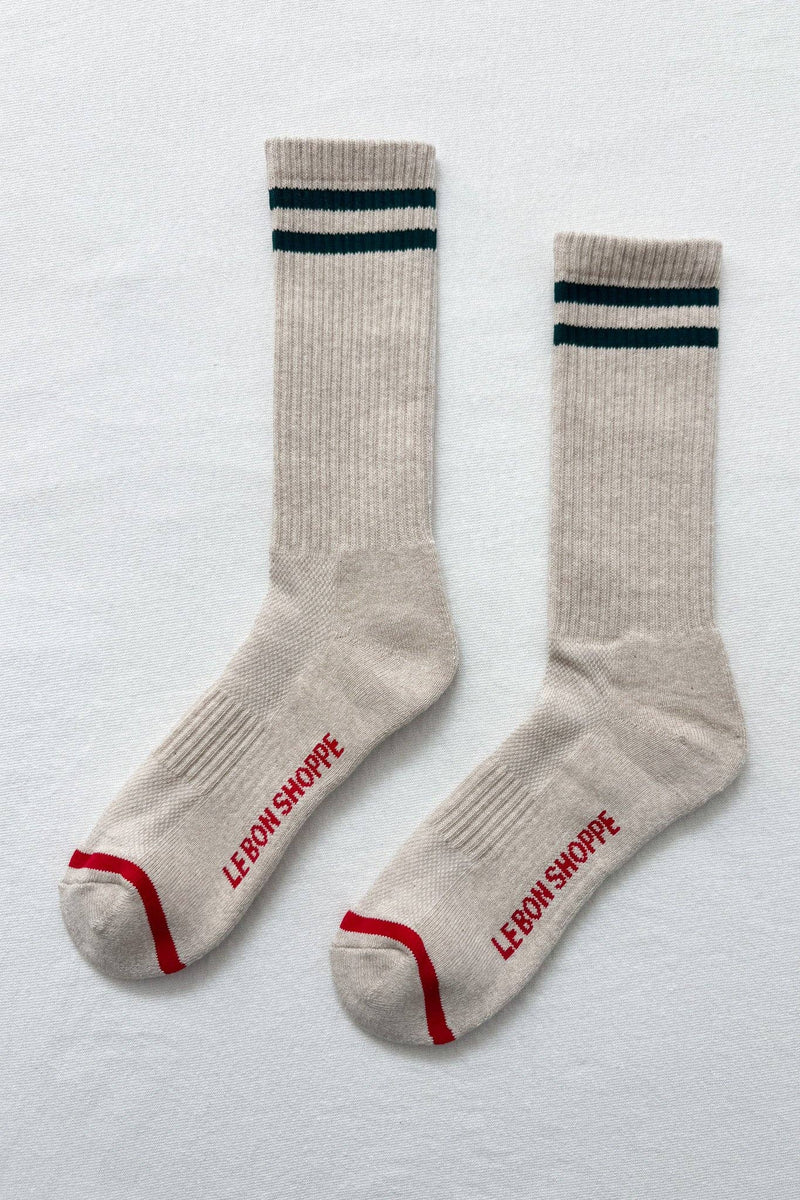 Extended Boyfriend Socks - Powder Blue