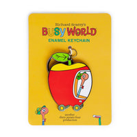 3P4 x Richard Scarry® - Apple Car Enamel Keychain