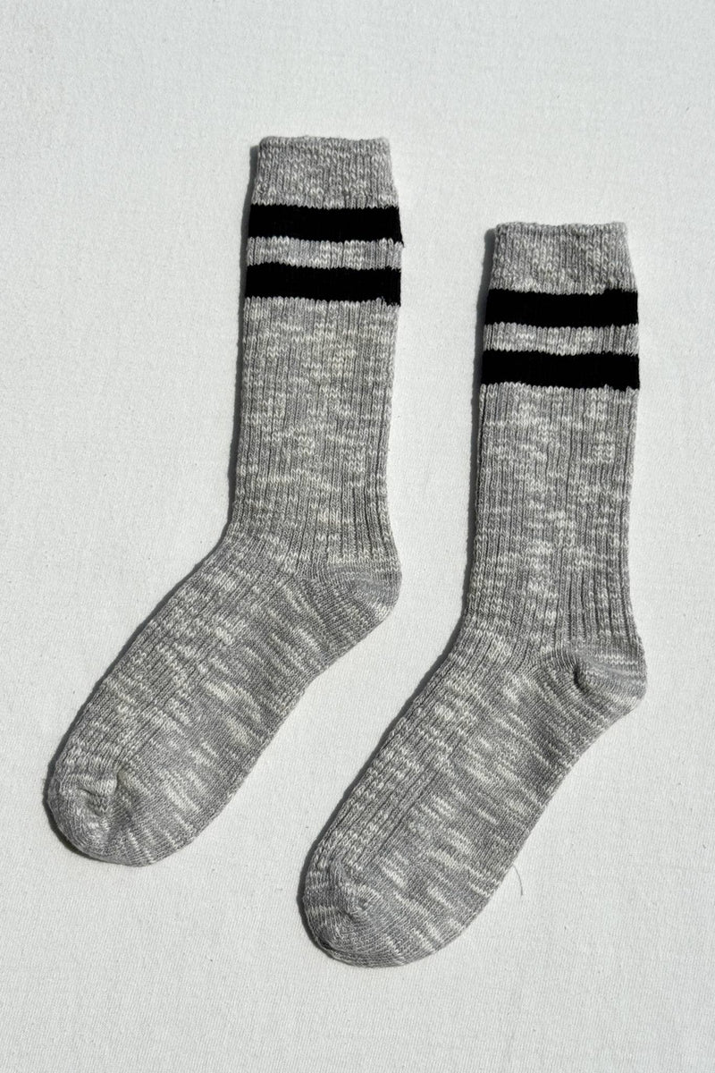 Cottage Varsity Socks - Grey