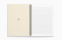 A5 Blank Wire Bound Notebook - Prawns