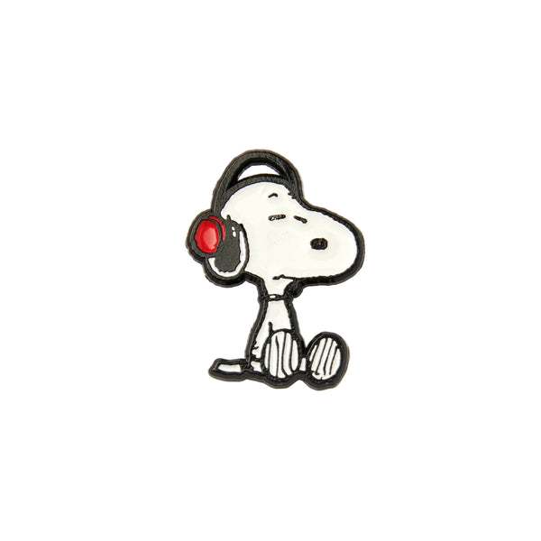 Peanuts Pin - Headphones