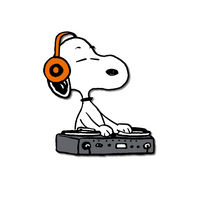 Peanuts Music is Life Pin - DJ