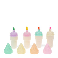 Mini Ice Cream Highlighters - Set of Four