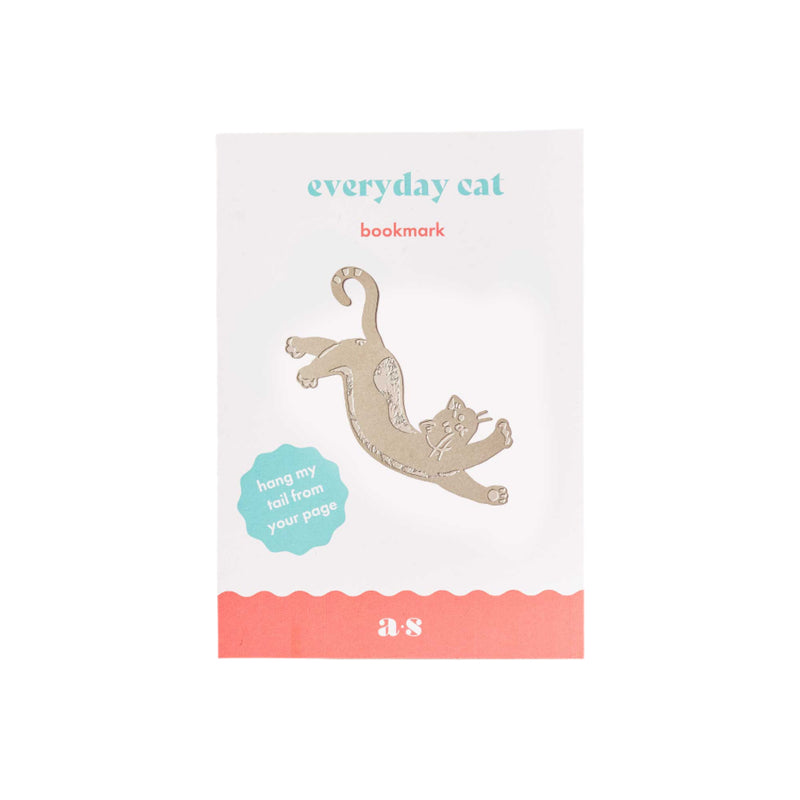 Metal Bookmark - Cat
