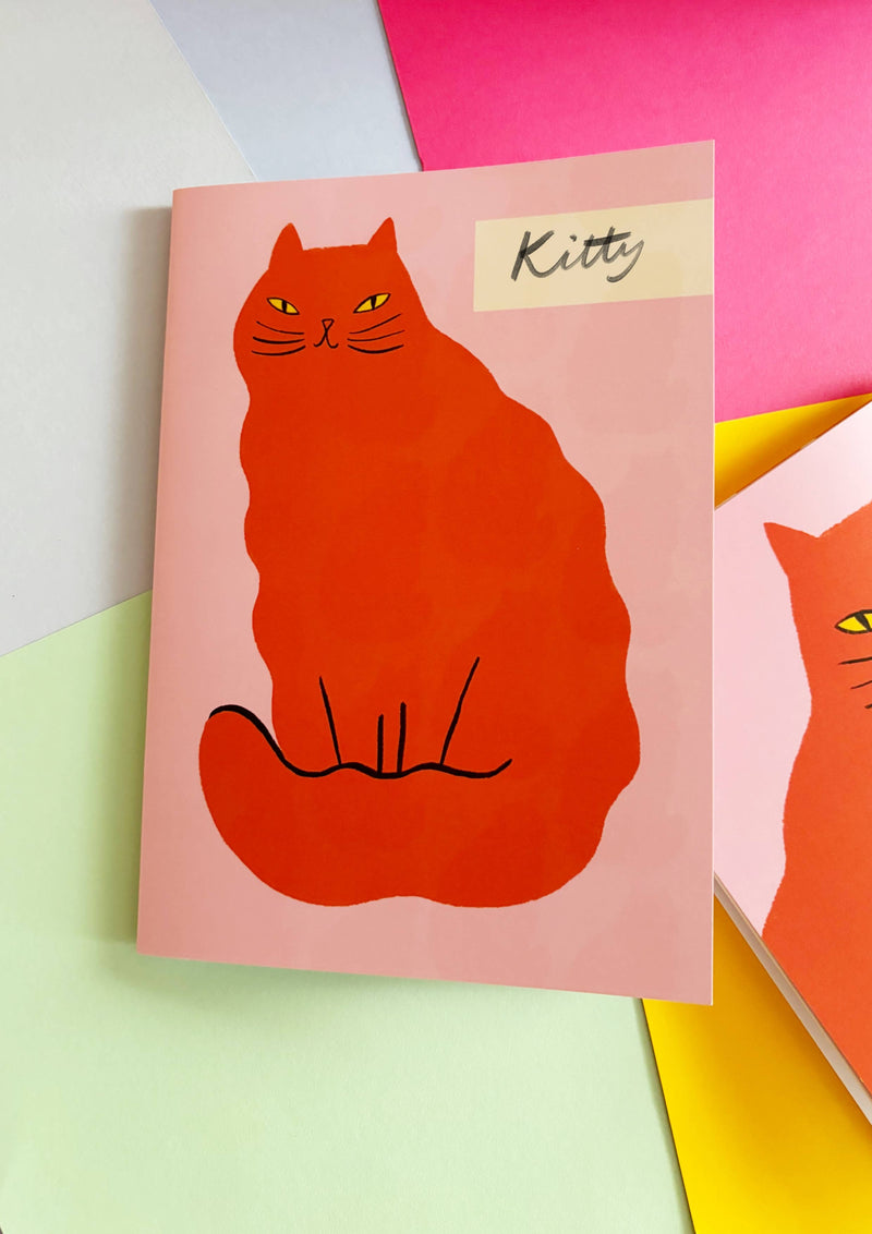 Everyday Sketchbook - Wobble Cat Red - A5
