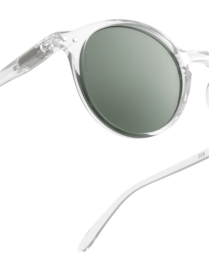 #D Polarized Sunglasses - Crystal