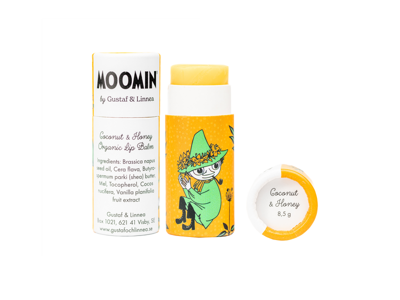Moomin Organic Beeswax Lip Balm - Coconut & Honey