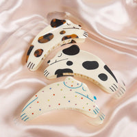 Tortie Puppy Claw Clip