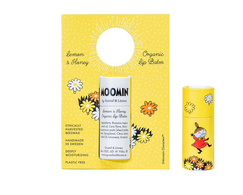 Moomin Organic Beeswax Lip Balm - Lemon & Honey