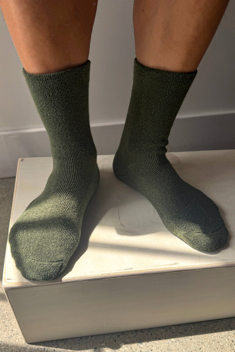 Extended Cloud Socks - Forest