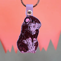 Guinea Pig Keyring - Nude