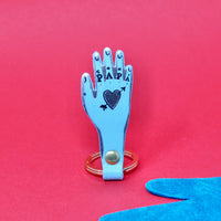 Papa Key Fob - Acid Green