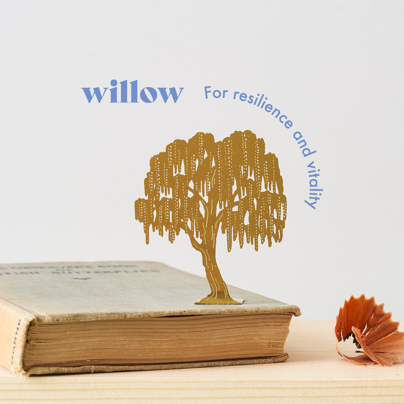 Tiny Tree Brass Ornament - Willow